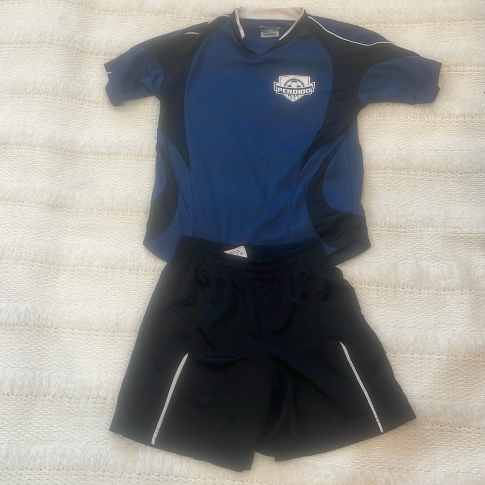 Pro time Wickard performance short sleeve soccer athletic shirt shorts size Y L